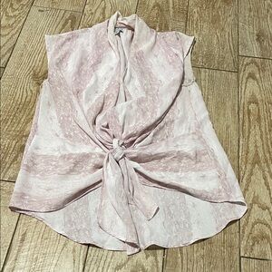 Chic Women's Blouse with Tie-Front Design